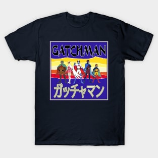 Battle of the Planets Gatchaman G Force Retro Cover T-Shirt